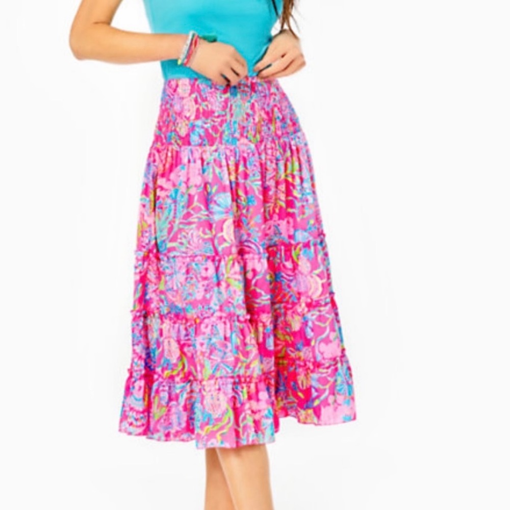 Lilly Pulitzer Deavan Midi Skirt